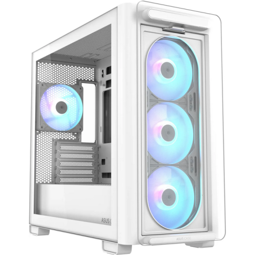 ASUS Carcasa PC ASUS A23 PLUS TG ARGB, White - IT-Fashion.ro