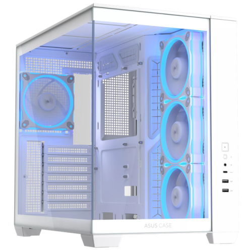 ASUS Carcasa PC ASUS A32 PLUS TG ARGB, White - IT-Fashion.ro
