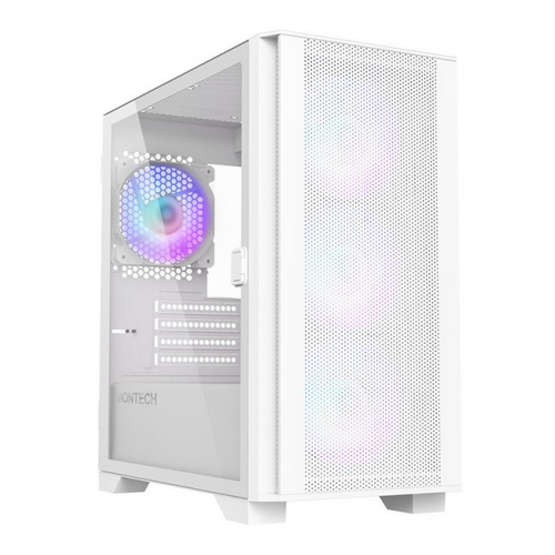 Montech Carcasa PC MONTECH AIR 100 ARGB, White - IT-Fashion.ro