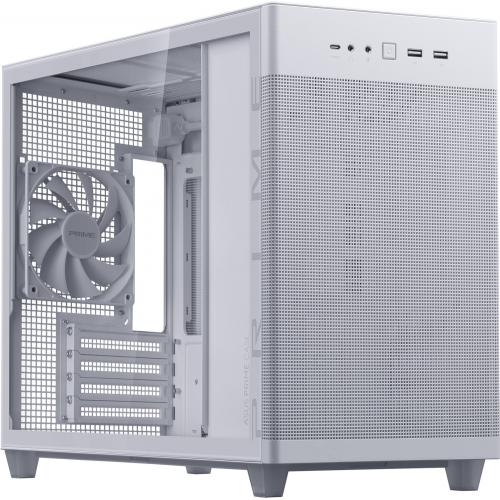 ASUS Carcasa PC ASUS AP201 PRIME TG, White - IT-Fashion.ro