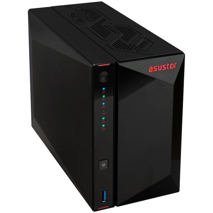 NAS Asustor, Nimbustor 2 Gen2 AS5402T, 2 Bay, Quad-Core 2.0GHz, 4GB DDR4, Black - Imagine 4