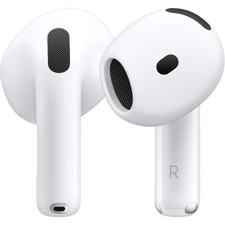 Apple Casti wireless APPLE AirPods 4, Bluetooth, ANC, White - IT-Fashion.ro