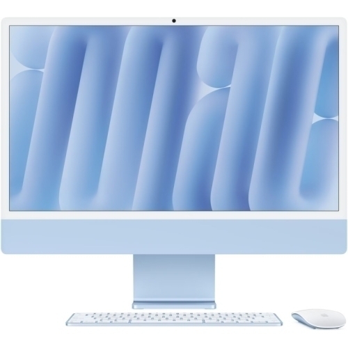 Apple All-In-One Apple iMac 4.5K Retina (2024) AIO Z1EQ001T8, Apple M4 Deca Core, 24 inch, RAM 16GB, SSD 1TB, Apple M4 10 core, macOS Sequoia, INT KB, Blue - IT-Fashion.ro