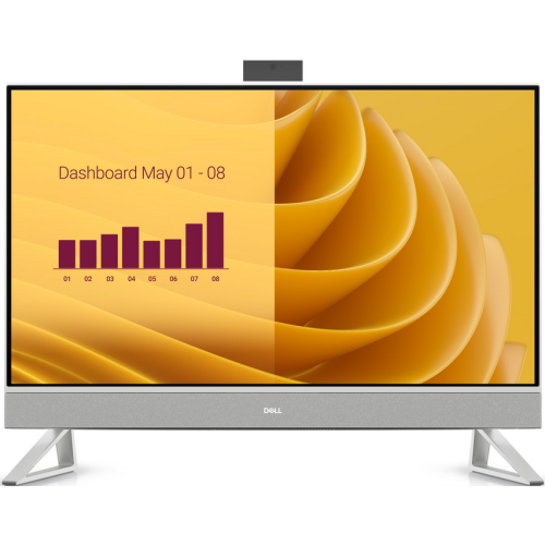 All-In-One Dell 27 EC27250 AIO EC27250_RPLU-R_008, Intel Core 7 150U, 27 inch Touch, RAM 16GB, SSD 1TB, Intel Graphics, Windows 11 Pro, Pearl White - Imagine 4
