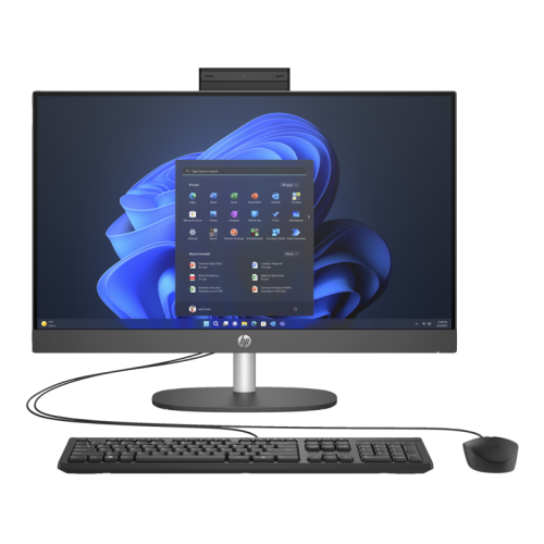 HP All-In-One HP ProOne 240 G10 AIO BY6U3ET, Intel Core Ultra 7 155U, 23.8 inch, RAM 16GB, SSD 512GB, Intel Graphics, Fara sistem de operare, Black - IT-Fashion.ro