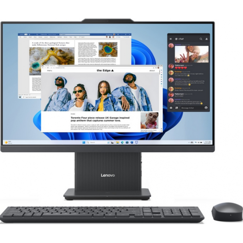 All-In-One Lenovo IdeaCentre 24ARR9 AIO F0HR00ANRI, AMD Ryzen 5 7535HS, 23.8 inch, RAM 16GB, SSD 1TB, AMD Radeon 660M, Fara sistem de operare, Luna Grey - Imagine 6