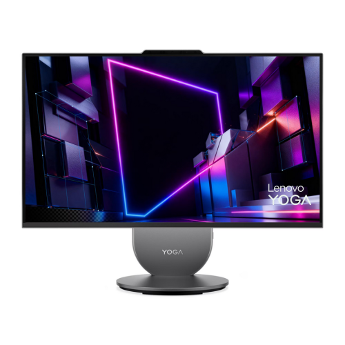 Lenovo All-In-One Lenovo Yoga 27IPH11 AIO F0JR001VRI, Intel Core Ultra 5 325, 27 inch, RAM 16GB, SSD 1TB, Intel Graphics, Fara sistem de operare, Luna Grey - IT-Fashion.ro