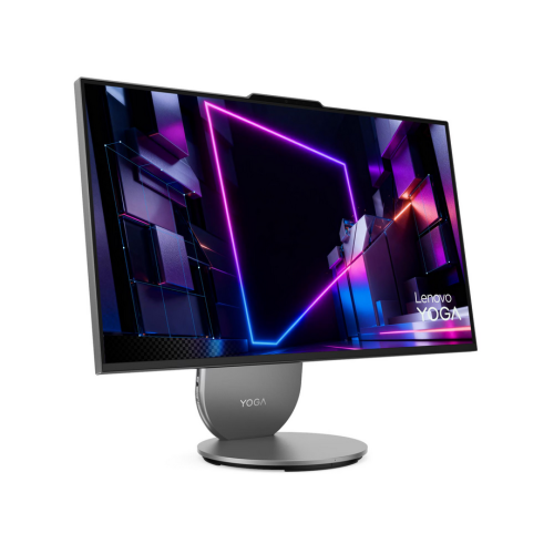 Lenovo All-In-One Lenovo Yoga 27IPH11 AIO F0JR001VRI, Intel Core Ultra 5 325, 27 inch, RAM 16GB, SSD 1TB, Intel Graphics, Fara sistem de operare, Luna Grey - IT-Fashion.ro