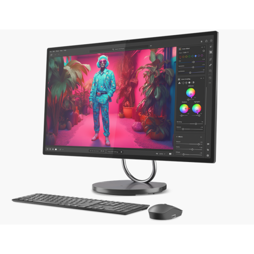 All-In-One Lenovo Yoga 32ILL10 AIO F0HX000ERI, Intel Core Ultra 7 258V, 31.5 inch, RAM 32GB, SSD 1TB, nVidia GeForce RTX 4050 6GB, Windows 11, Black - Imagine 3