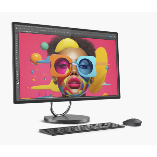 All-In-One Lenovo Yoga 32ILL10 AIO F0HX000ERI, Intel Core Ultra 7 258V, 31.5 inch, RAM 32GB, SSD 1TB, nVidia GeForce RTX 4050 6GB, Windows 11, Black - Imagine 5