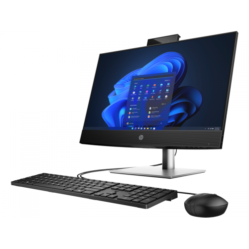 All-in-One HP ProOne 440 G9 AIO A54WHET, Intel Core i5-14500T, 23.8 inch, RAM 16GB, SSD 512GB, Intel UHD Graphics 770, Fara sistem de operare, Black - Silver - Imagine 3