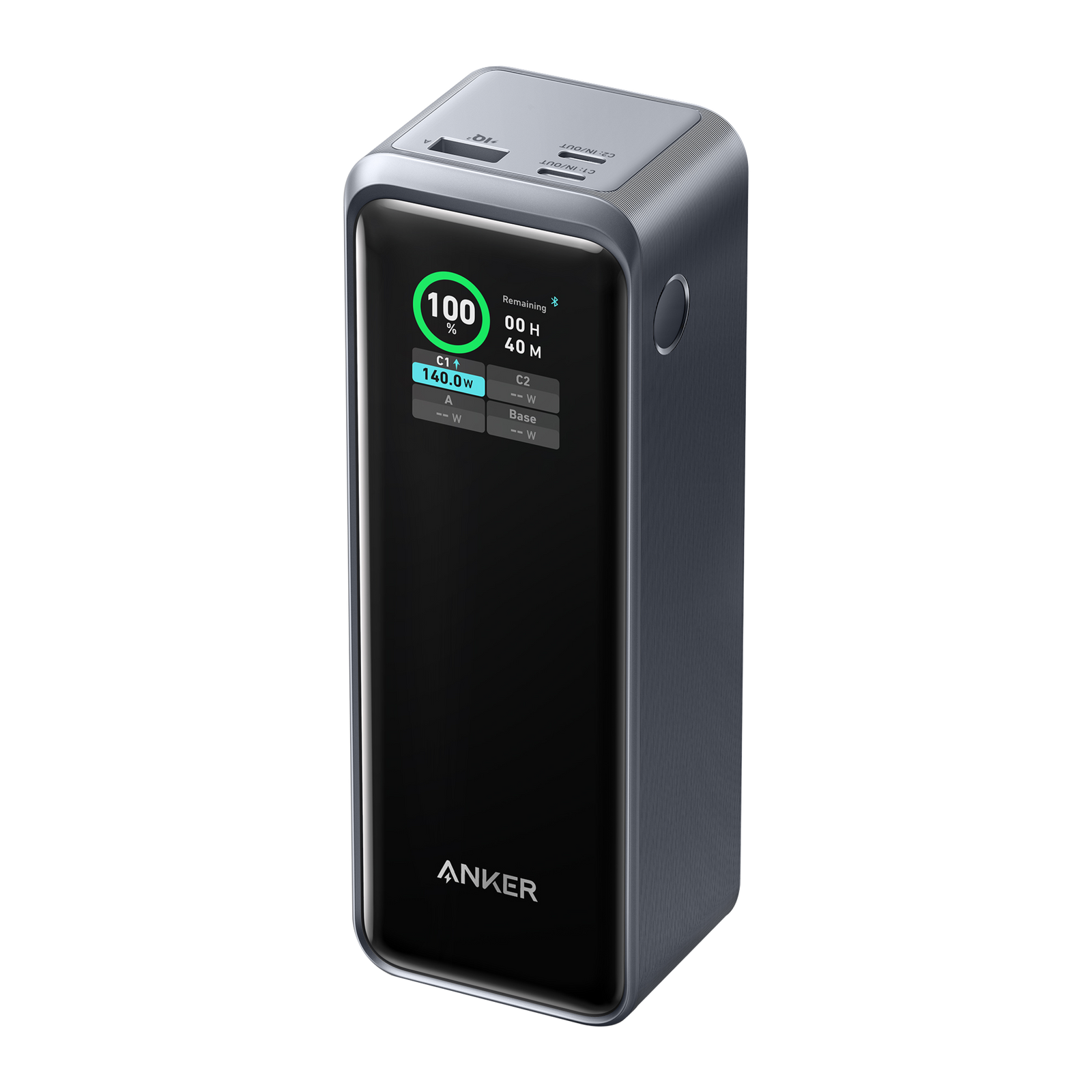 Anker Powerbank ANKER Prime, 27650mAh, 250W, QC + PD, 1 x USB-A - 2 x USB-C, Black - IT-Fashion.ro