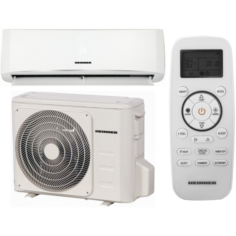HEINNER Aparat de aer condiționat HEINNER HAC-HSN12WH++ 12000 BTU, Inverter, Clasa A++, Funcții Smart, White - IT-Fashion.ro
