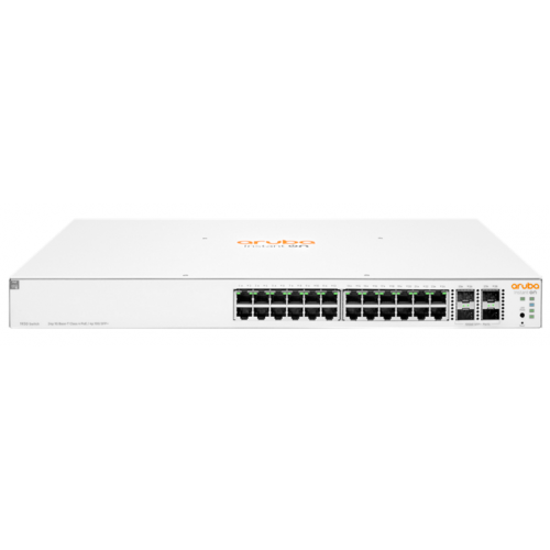 HP Switch HP Aruba Instant JL684B, 24 porturi, Gigabit PoE+, 4x SFP/SFP+ 10GbE, Alb - IT-Fashion.ro
