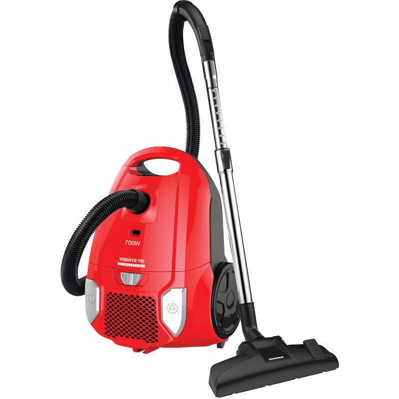 HEINNER Aspirator cu sac HEINNER HVC-MRD1400, 700W, Sac textil 3L, HEPA 12, Red - IT-Fashion.ro