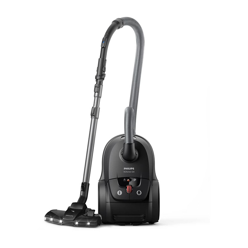 PHILIPS Aspirator cu sac PHILIPS 8000 Series XD8122/10, 900W, 4L, Black - IT-Fashion.ro