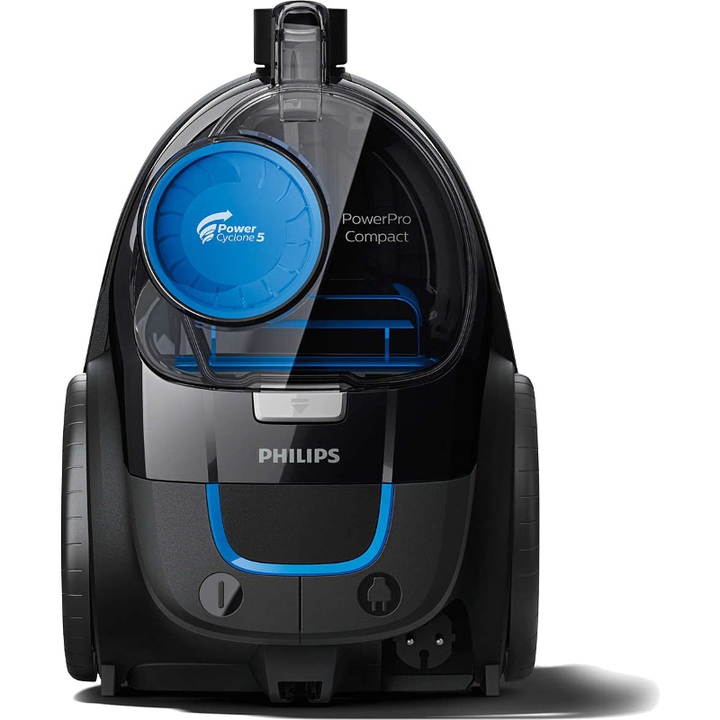 PHILIPS Aspirator fără sac PHILIPS PowerPro Compact FC9331/09, 650W, Filtru Allergy H13, Black - IT-Fashion.ro