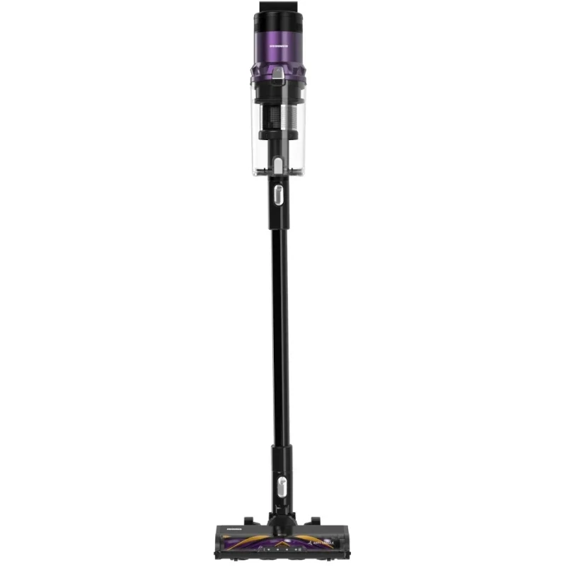 HEINNER Aspirator vertical HEINNER UltraBrush 350 HSVC-MBDB350ATPP, 350W, motor BLDC, filtrare multiciclonică, perie anti-tangle, LED display, Black - IT-Fashion.ro