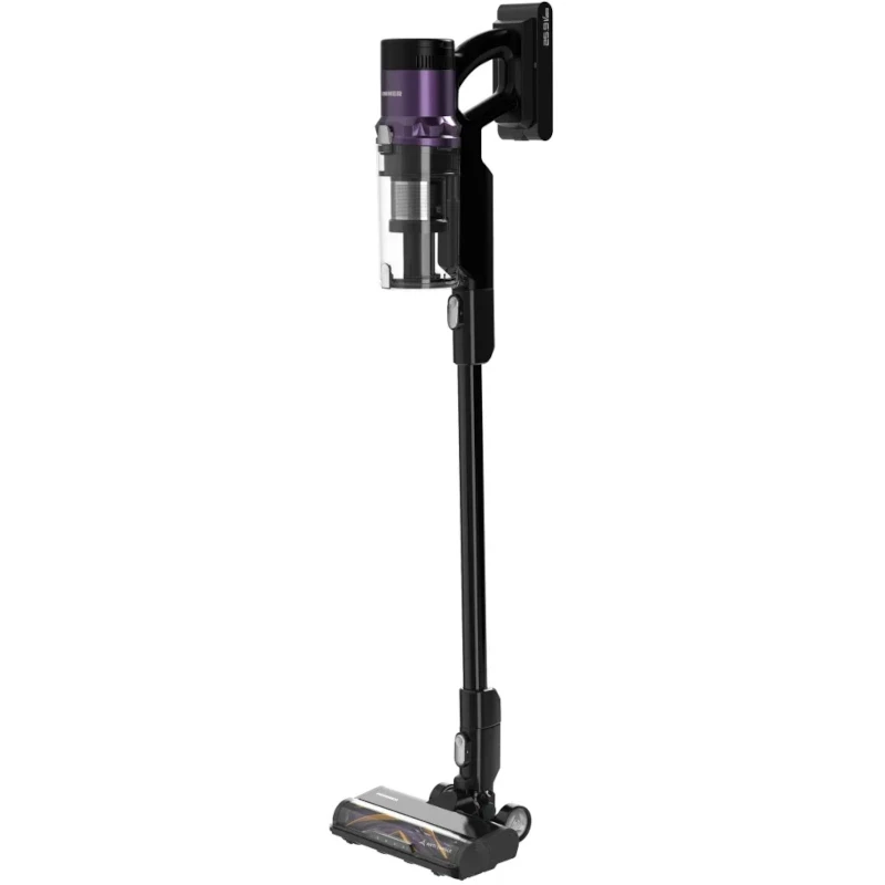 HEINNER Aspirator vertical HEINNER UltraBrush 350 HSVC-MBDB350ATPP, 350W, motor BLDC, filtrare multiciclonică, perie anti-tangle, LED display, Black - IT-Fashion.ro