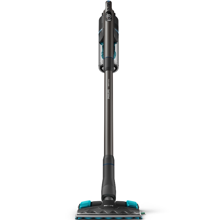 PHILIPS Aspirator vertical fără fir PHILIPS XC8155/01 seria 8000, Aqua Plus, Blue - IT-Fashion.ro