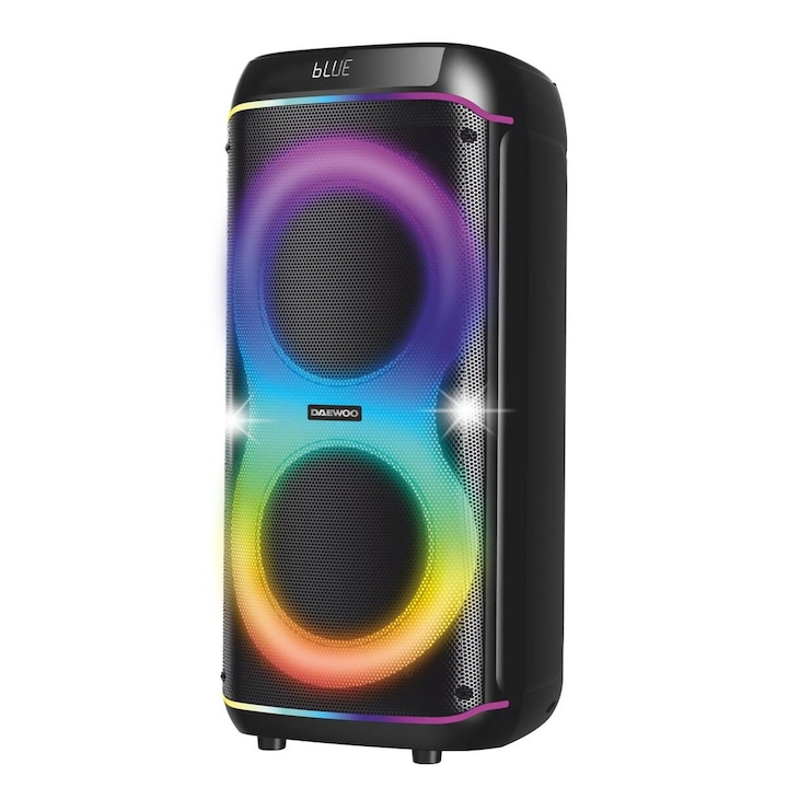 DAEWOO Boxa portabilă Daewoo DPS80, Bluetooth, RGB, Black - IT-Fashion.ro