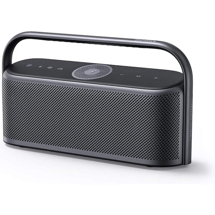 Anker Boxa portabila Anker SoundCore Motion X600, 50W, Wireless, Hi-Res, Spatial Audio, IPX7, Negru - IT-Fashion.ro
