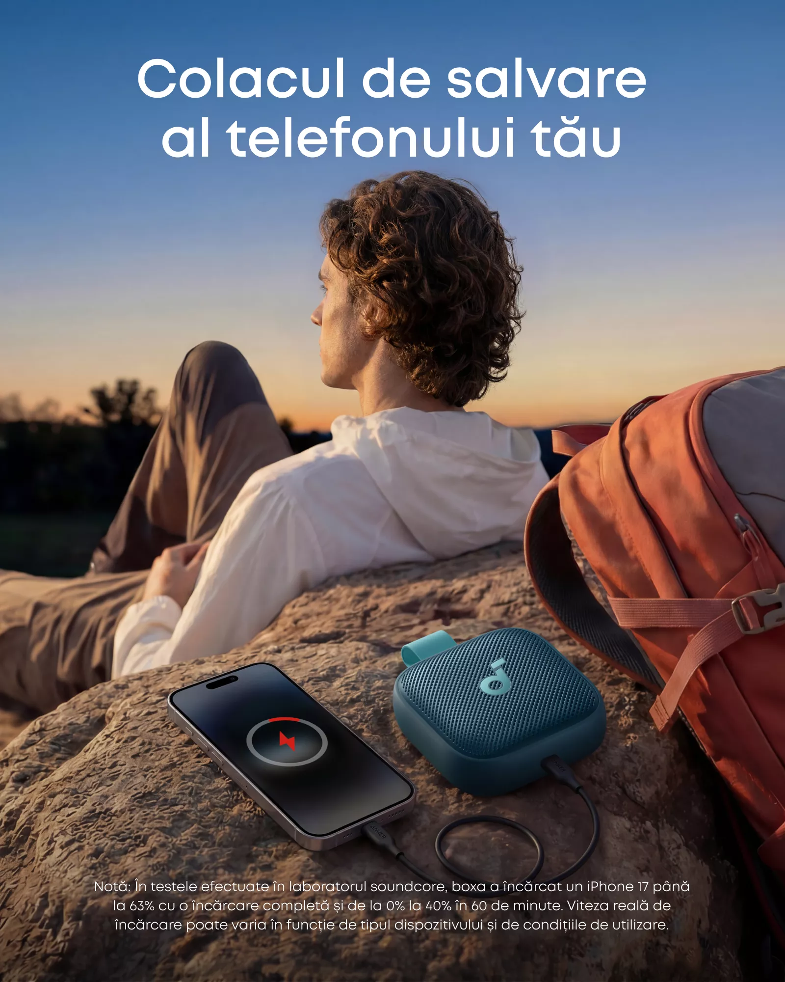 Boxa portabila ANKER Soundcore Boom Go 3i D5103030, BassUp 2.0, Bluetooth 6.0, 15W, IP68, Blue - Imagine 6