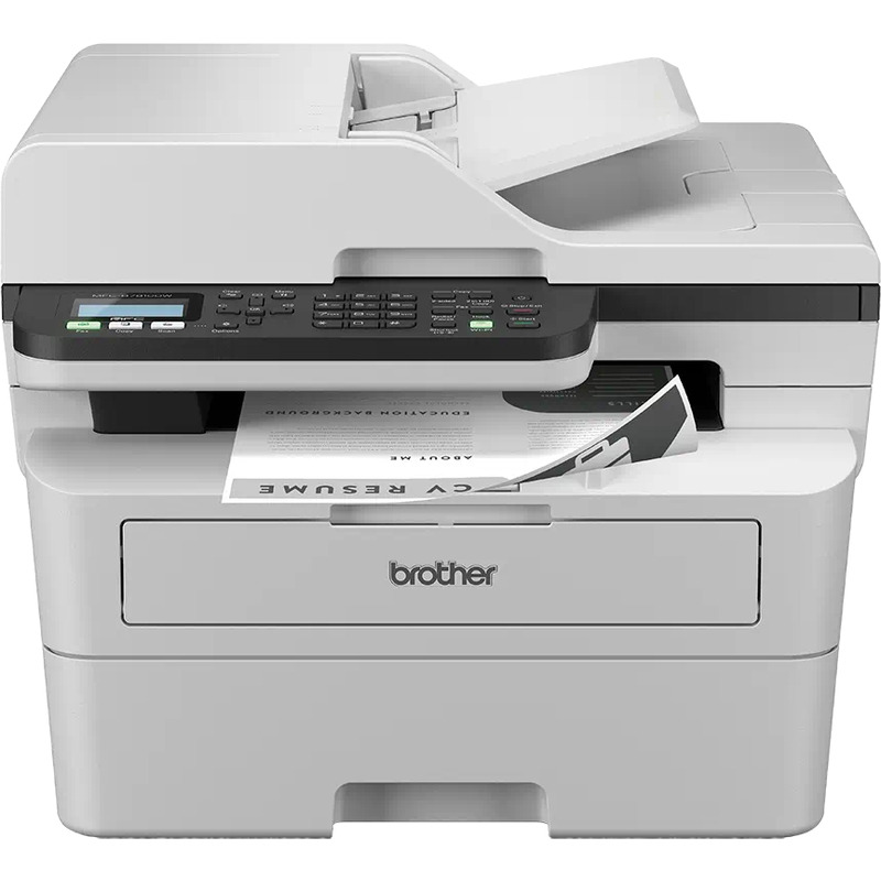 Brother Multifuncțional Laser BROTHER MFC-B7810DW, Monocrom, A4, Duplex, Wi-Fi, Fax, Negru/Alb - IT-Fashion.ro