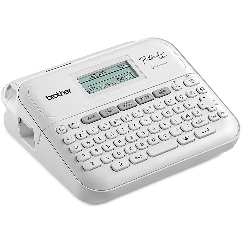 Imprimantă termică pentru etichete BROTHER P-touch PT-D410VP, Monocrom, Banda 18 mm, Alb - Imagine 3