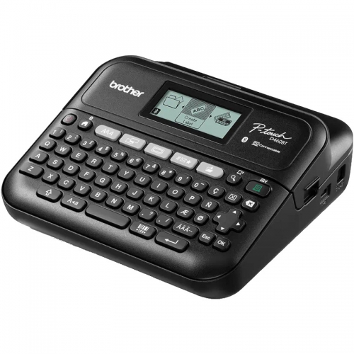 Brother Imprimantă termică pentru etichete BROTHER P-touch PT-D460BTVP, Monocrom, Banda 18 mm, Bluetooth, Negru - IT-Fashion.ro
