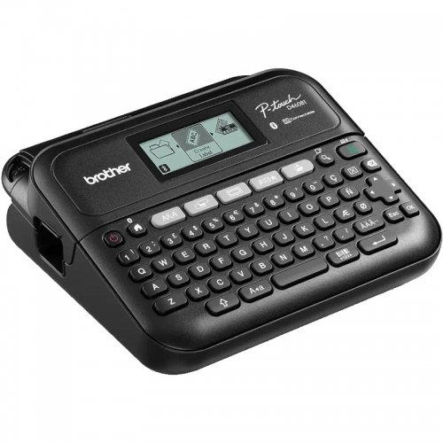 Imprimantă termică pentru etichete BROTHER P-touch PT-D460BTVP, Monocrom, Banda 18 mm, Bluetooth, Negru - Imagine 3