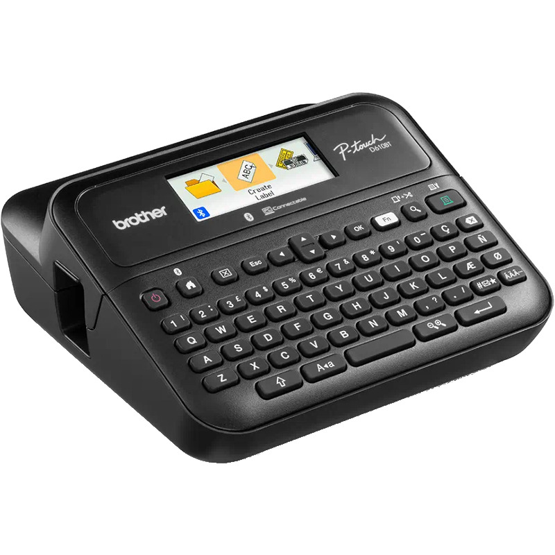 Imprimantă termică pentru etichete BROTHER PT-D610BTVP, Monocrom, Banda 24 mm, Bluetooth, Negru - Imagine 3