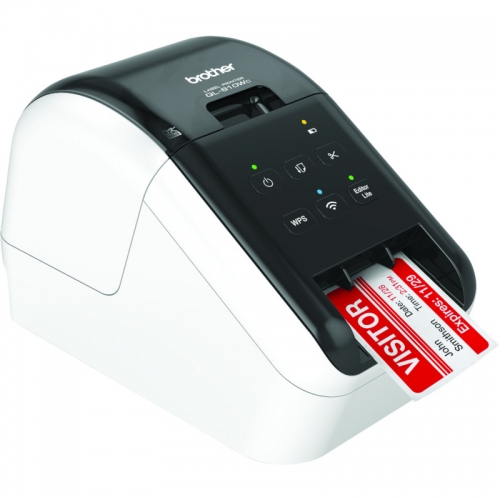 Imprimantă termică pentru etichete BROTHER QL-810W, USB, Wi-Fi, AirPrint, Alb - Imagine 3