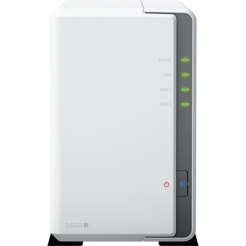 Synology Bundle NAS Synology DS223J DS223JXST4000VN006, 1 GB + 2 x Hard Disk Seagate IronWolf, 4TB, SATA3, 256MB, 3.5 inch - IT-Fashion.ro