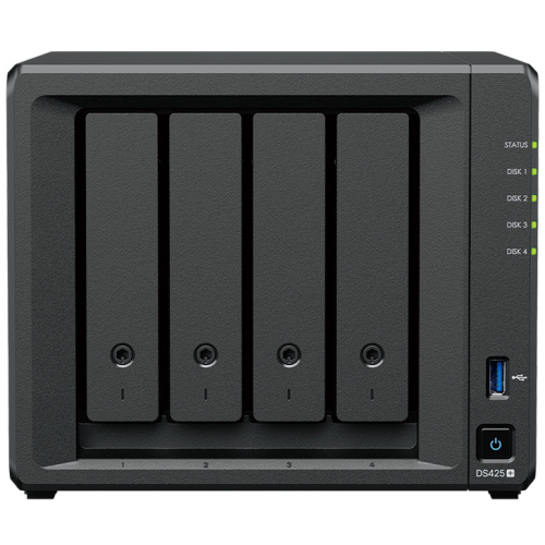 Synology Bundle NAS Synology DS425+ DS425+XST4000VN006, 2GB + 4 x Hard Disk Seagate IronWolf, 4TB, SATA3, 256MB, 3.5 inch - IT-Fashion.ro