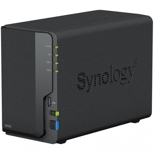 Synology Bundle NAS Synology DiskStation DS223 DS223XST4000VN006, 2GB + 2 x Hard Disk Seagate IronWolf, 4TB, SATA3, 256MB, 3.5 inch - IT-Fashion.ro