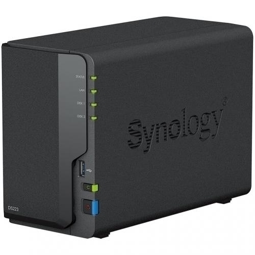 Synology Bundle NAS Synology DiskStation DS223 DS223XST6000VN006, 2GB + 2 x Hard Disk Seagate IronWolf, 6TB, SATA3, 256MB, 3.5 inch - IT-Fashion.ro