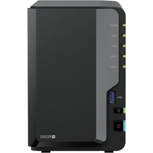 Synology Bundle NAS Synology DiskStation DS225+ DS225+XST6000VN006, 2GB + 2 x Hard Disk Seagate IronWolf, 6TB, SATA3, 256MB, 3.5 inch - IT-Fashion.ro