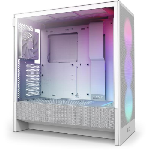 nzxt Carcasă PC NZXT H5 Flow RGB (2024), White - IT-Fashion.ro