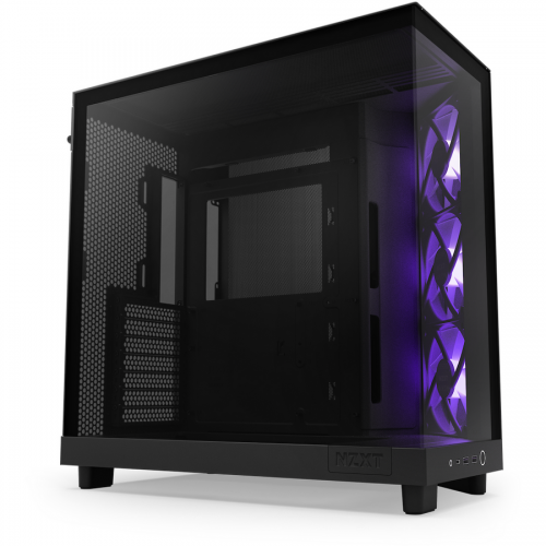 nzxt Carcasa PC NZXT H6 Flow RGB, Black - IT-Fashion.ro