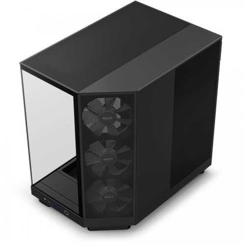 nzxt Carcasa PC NZXT H6 Flow RGB, Black - IT-Fashion.ro