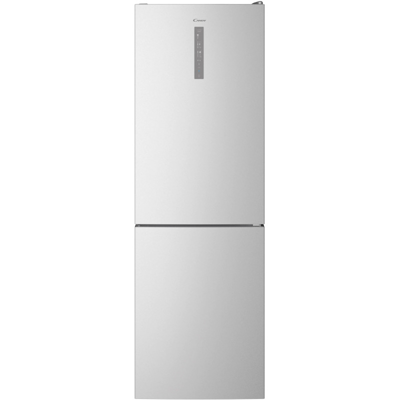 Candy Combină frigorifică CANDY CCE7T618ES, 341L, Total No Frost, Wi-Fi, Super Freezing, Clasa E, 185cm, Silver - IT-Fashion.ro