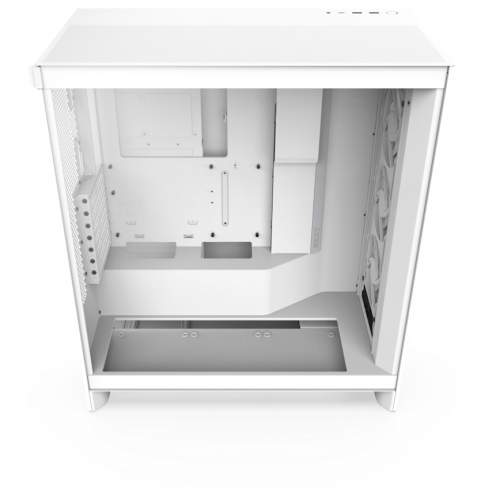 Carcasa PC NZXT H7 Flow RGB (2024), Matte White - Imagine 3