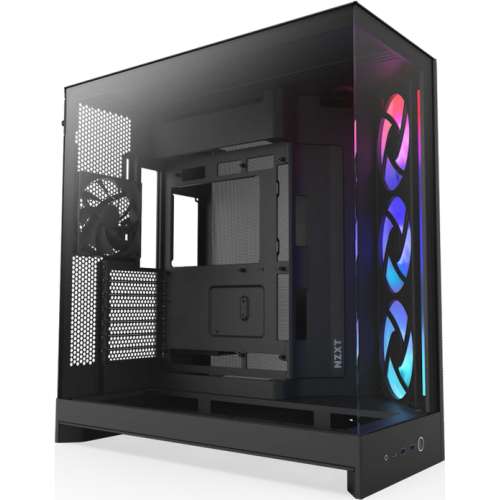 Carcasa PC NZXT H9 Flow RGB (2025), Black - Imagine 1