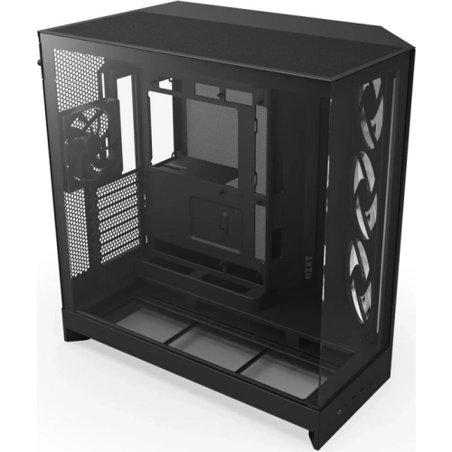 Carcasa PC NZXT H9 Flow RGB (2025), Black - Imagine 3