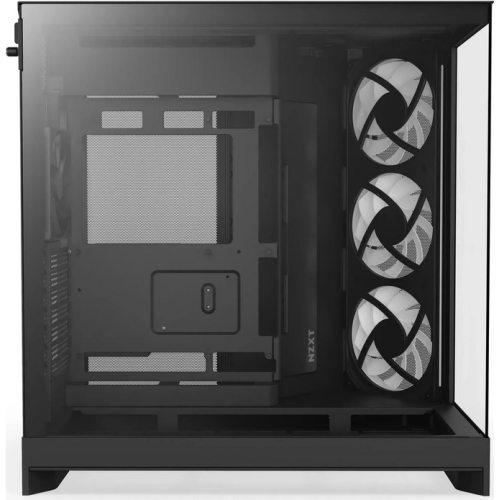 Carcasa PC NZXT H9 Flow RGB (2025), Black - Imagine 5