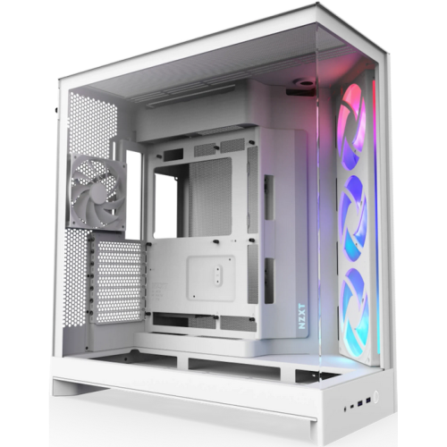 nzxt Carcasa PC NZXT H9 Flow RGB (2025), White - IT-Fashion.ro