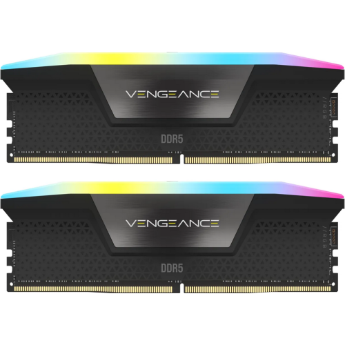 CORSAIR Memorie RAM CORSAIR Vengeance RGB Black, 16GB, DDR5-5200 MHz, CL 40 - IT-Fashion.ro