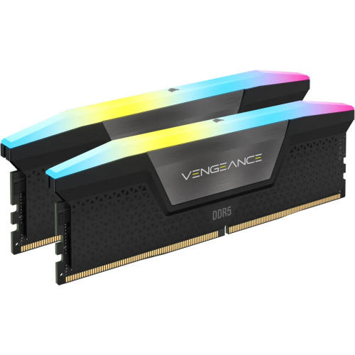 CORSAIR Memorie RAM CORSAIR Vengeance RGB Black, 16GB, DDR5-5200 MHz, CL 40 - IT-Fashion.ro