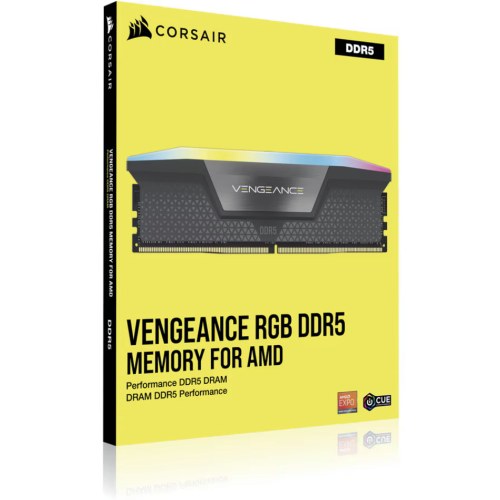 Kit Memorie CORSAIR Vengeance RGB AMD EXPO/INTEL XMP 3.0, 32 GB, DDR5-6400 MHz, CL36 - Imagine 3